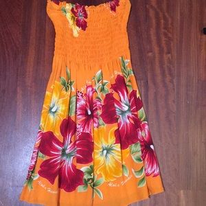Hawaiian Floral Dress